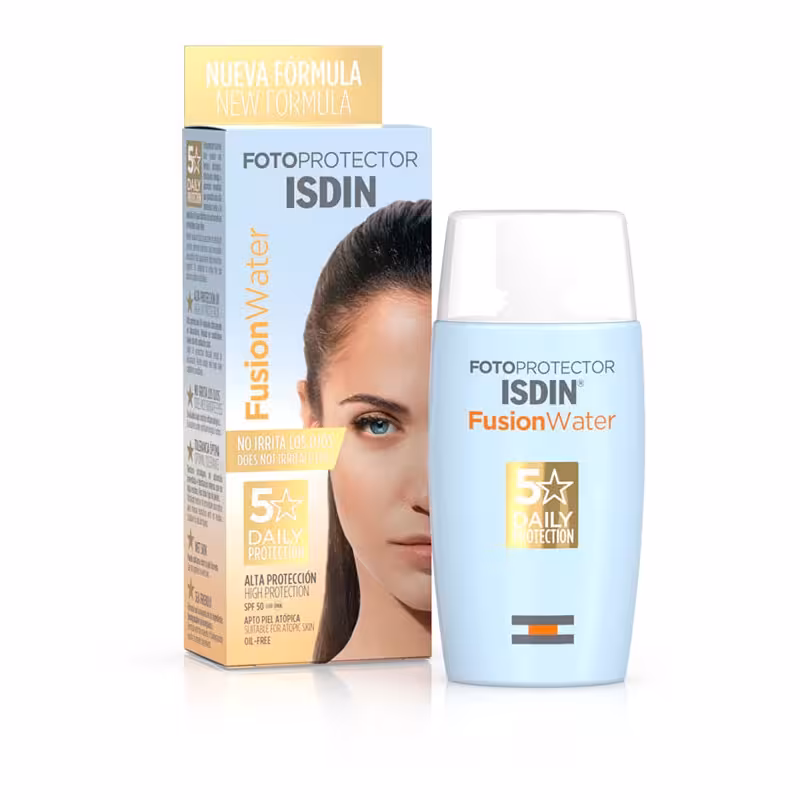 ضد آفتاب ایزدین مدل فیوژن واتر اصل اسپانیا Fotoprotector ISDIN Fusion Water SPF  50