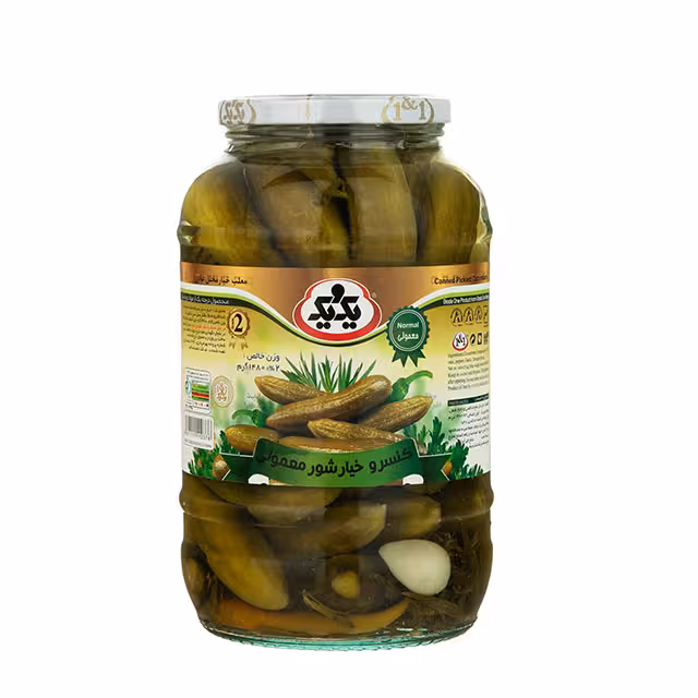 خیارشور معمولی یک و یک 1500 گرمی