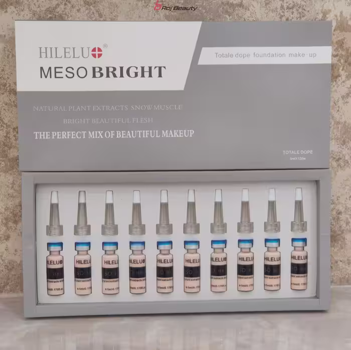 کوکتل کرم پودر دائم مزوبرایتMESOBRIGHT-HiLELU