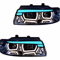 چراغ جلو اسپرت سمند LX مدل Demon-Ice آبی یخی بدون موتور دو عددی