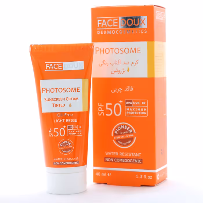 کرم ضد آفتاب رنگی فوتوزوم فیس دوکس ⁺SPF50 حجم 40 میلی لیتر