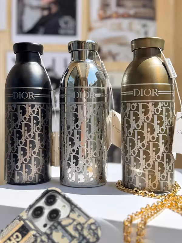 بطری آب استیل دیور سری آکوا با بند دوشی