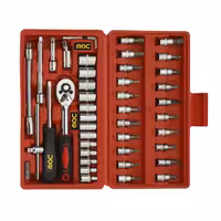 آچار و سری بکس و پیچ گوشتی مک مدل MAC-BOX مجموعه 46 عددی