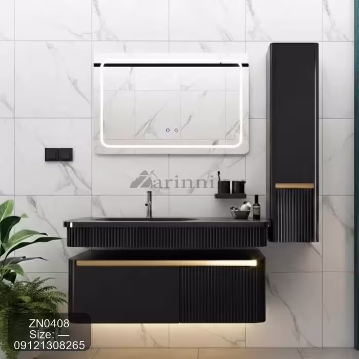 روشویی کابینتی مشکی، کد ZN0408