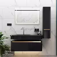 روشویی کابینتی مشکی، کد ZN0408