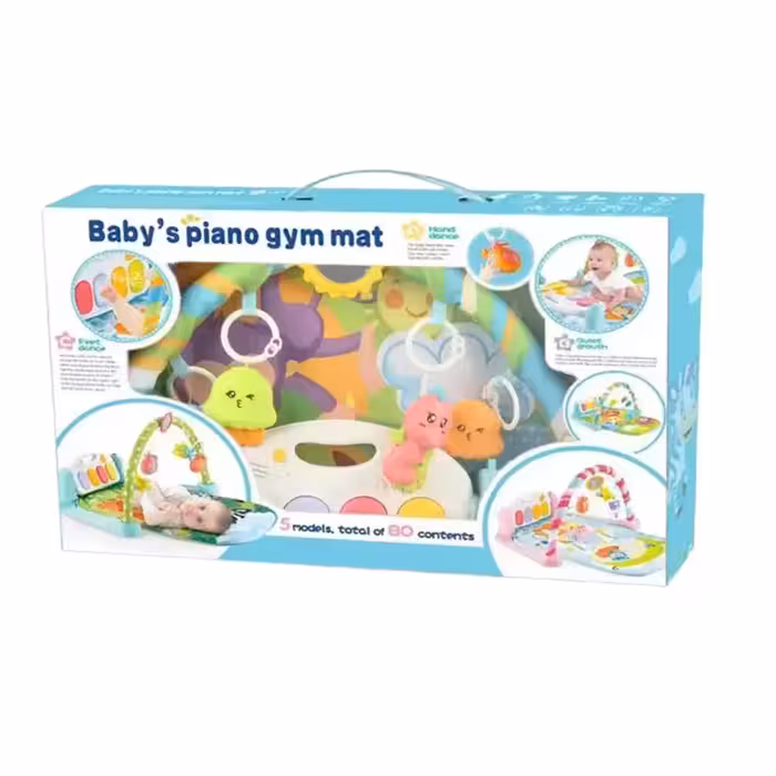 پارک بازی موزیکال بی بی پیانو جیم مت Baby Piano Gym Mat