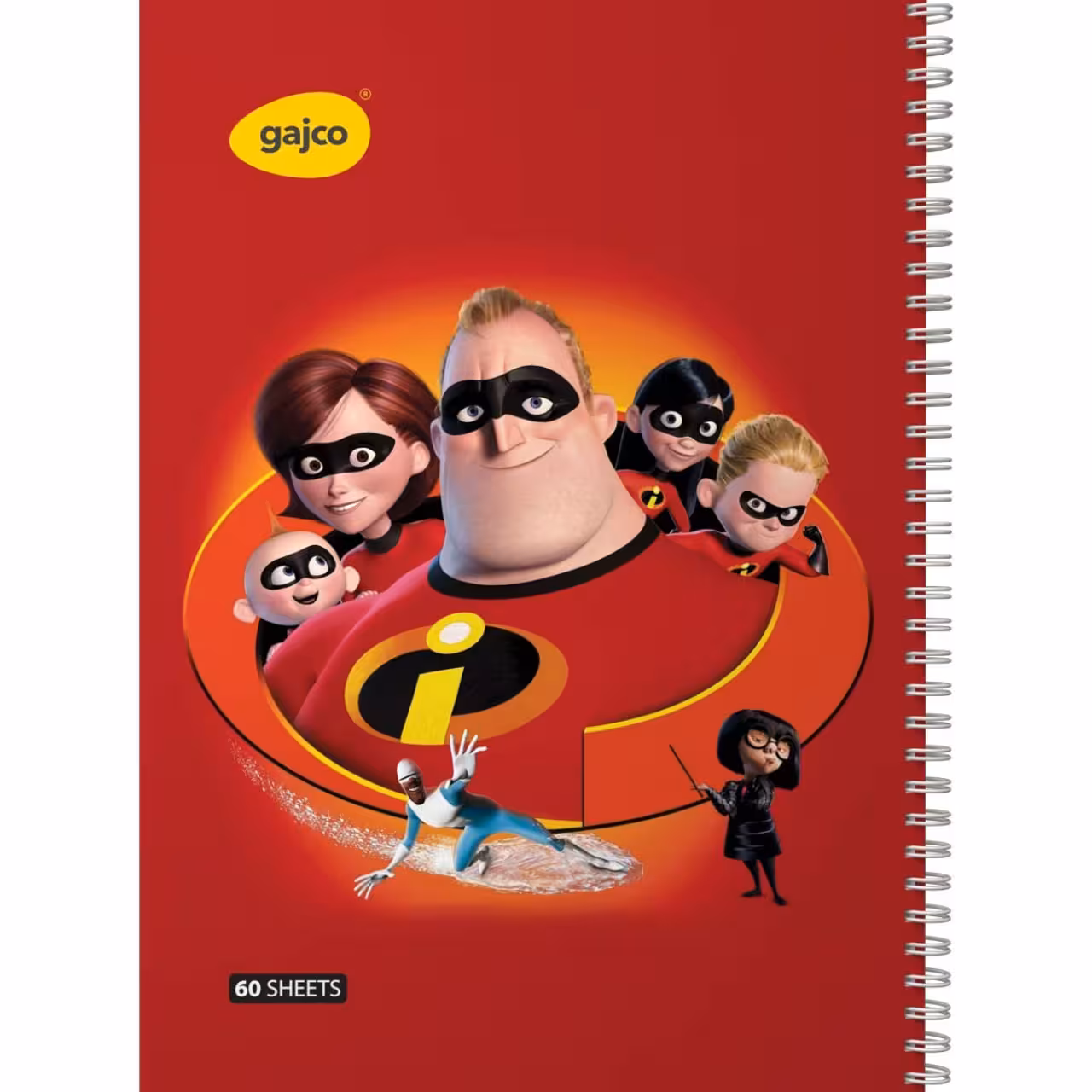 دفتر سیمی 60 برگ گاجکو طرح شگفت انگیزان با رایحه شکلات