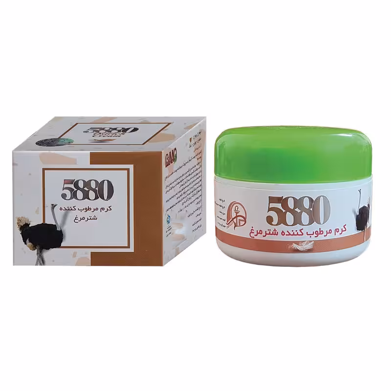 کرم مرطوب کننده شترمرغ 5880 پرنیان (40 میلی لیتر)