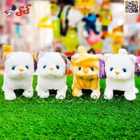 ربات گربه اسباب بازی راهرو موزیکال مدل PLUSH PET MC1054