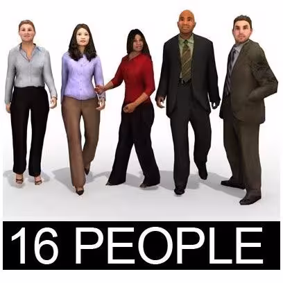 نرم افزار ویندوز Archvision RPC &#8211; 2.5D Moving Travel People Vol 1