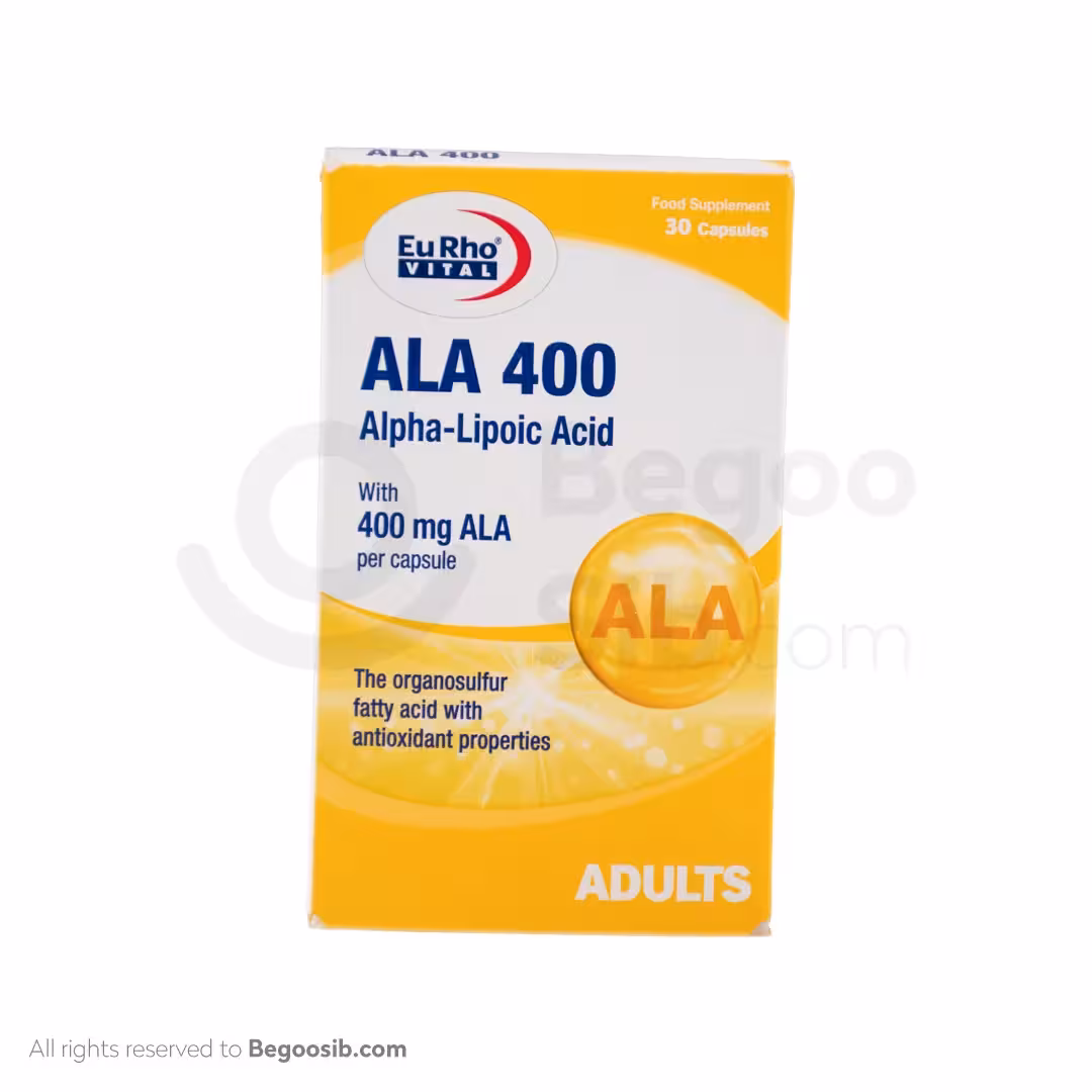 کپسول آ ال آ 400 یوروویتال 30 عددی