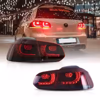 جفت چراغ اسپرت عقب گلف GTI هچبک 2014-2008