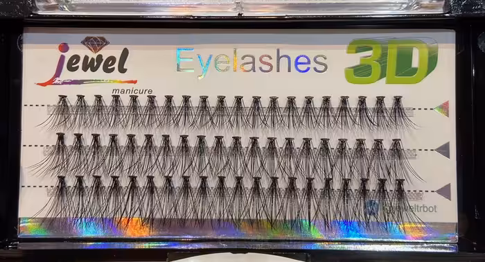 مژه مصنوعی تکی سه بعدی جول سری GE-1520 مدل MIX