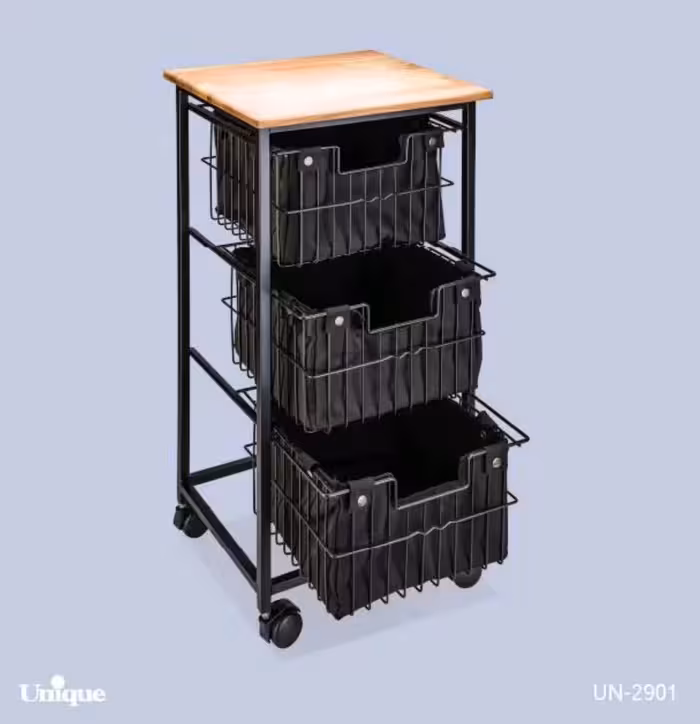 جا سیب زمینی و پیاز 3طبقه پارچه باکس یونیک کد UN-2901