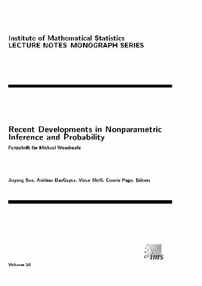 خرید و دانلود نسخه کامل کتاب Recent developments in nonparametric inference and probability: festschrift for Michael Woodroofe