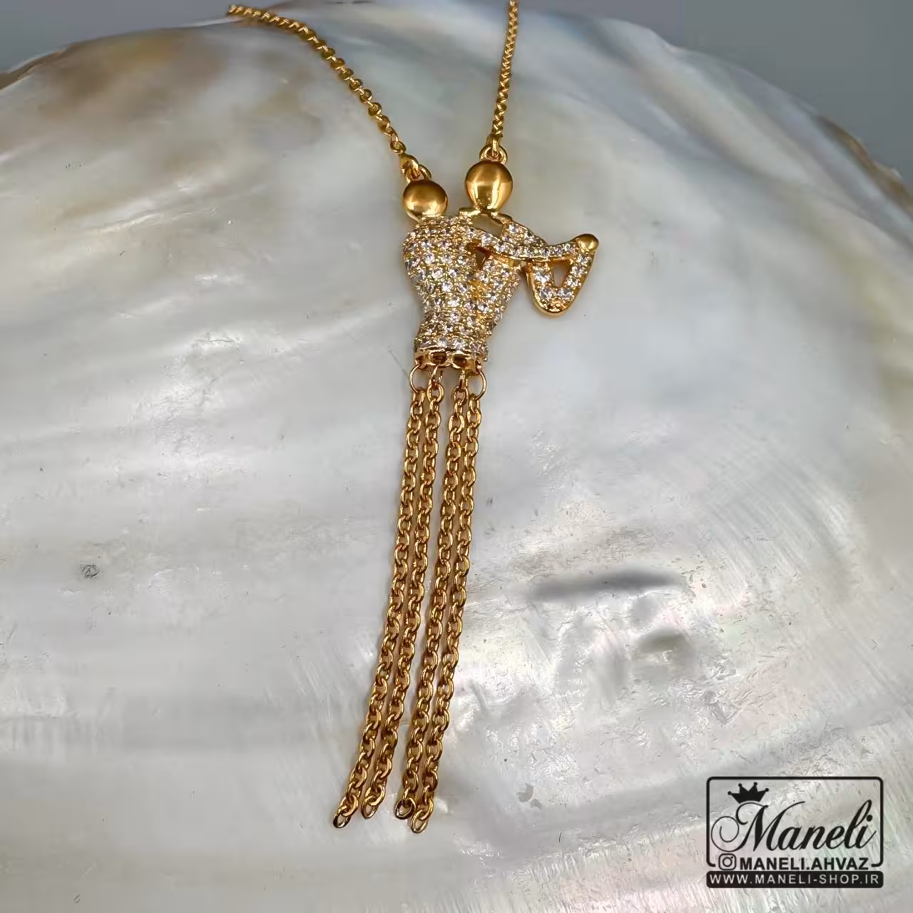 گردنبند عاشقانه |گردنبد هدیه ای |گردنبند زن ومرد رنگ ثابت|14040435