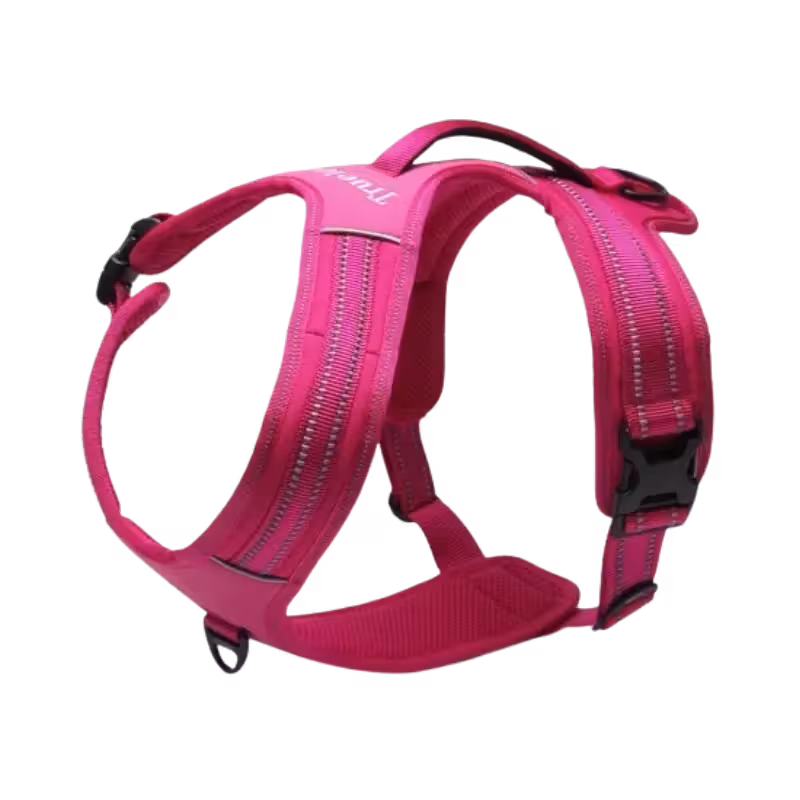 قلاده کتفی مدل heavy duty برند true love ترولاو رنگ صورتی سایز L