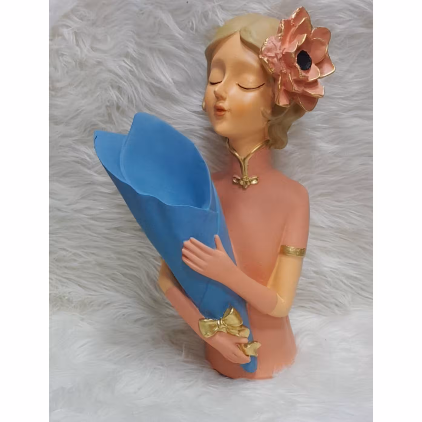 گلدان دختر مدل دسته گل کد3