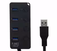 هاب یو اس بی 4 پورت پی نت مدل P-225