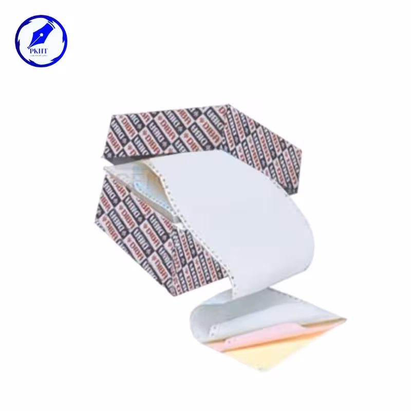 کاغذ پرینتر 80 ستونی وسط پرفراژدار چهار نسخه دیبا