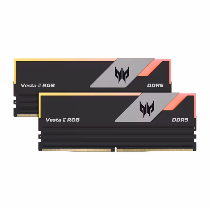 رم ایسر ACER PREDATOR VESTA II 2×16=32GB 6000MT/s CL36 RGB EXPO/XMP