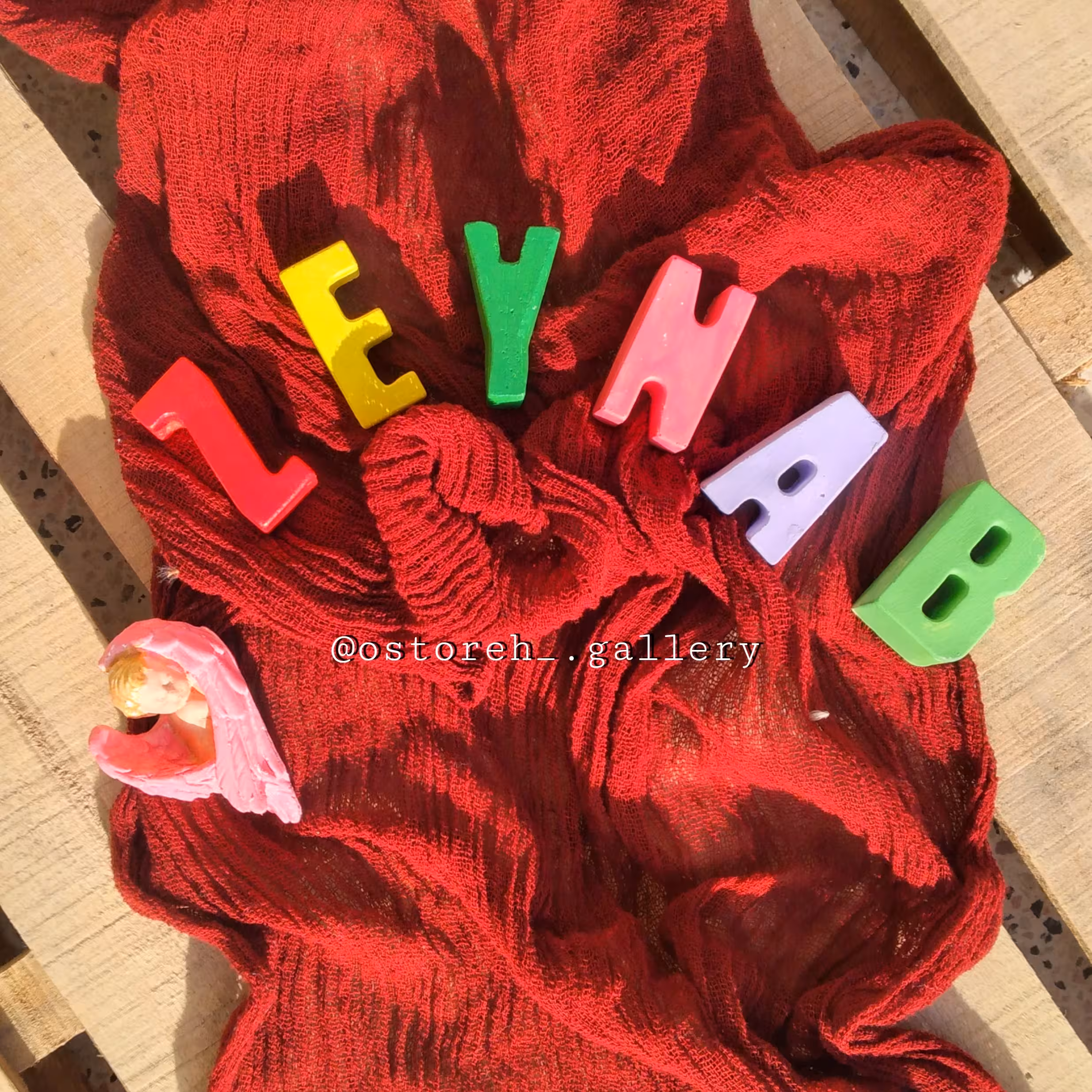 حروف بتنی رنگی