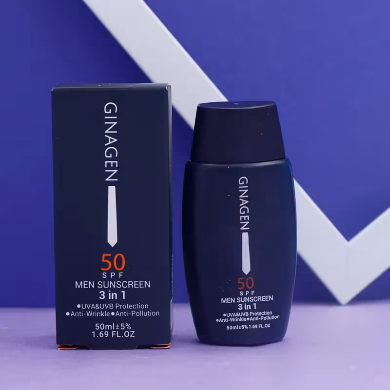 عمده فروشی کرم ضدآفتاب SPF50 مناسب آقایان ژیناژن GINAGEN حجم 50 میل 92250