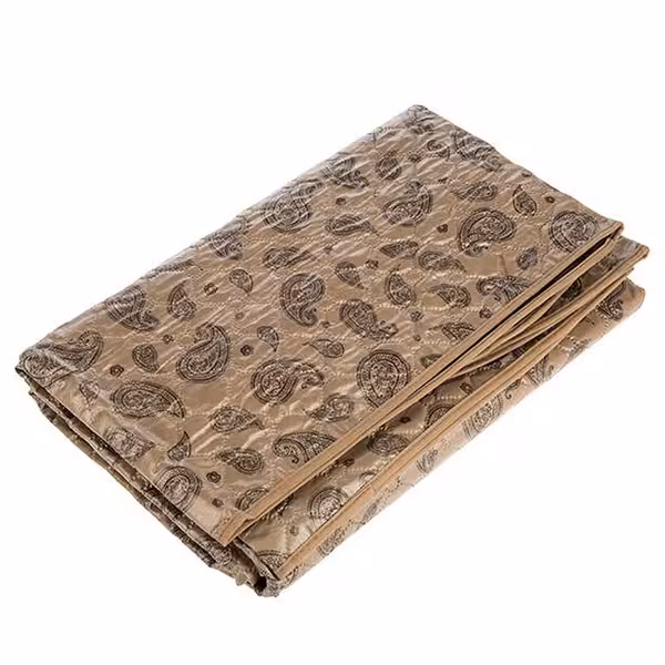 زیرانداز سفری 4 لایه ترمه طلایی سایز 2×15 متر