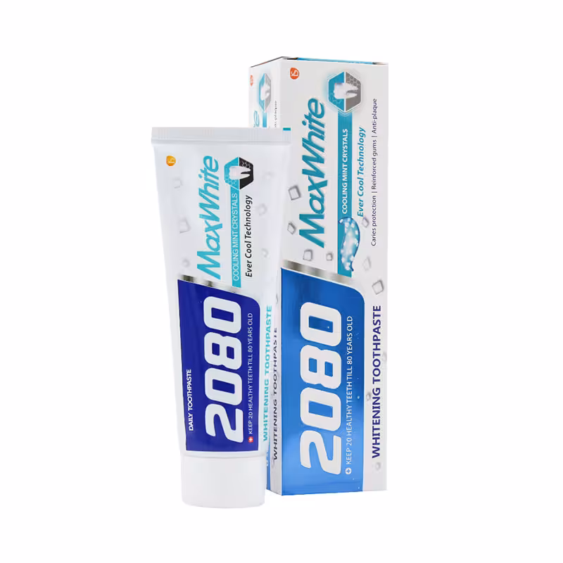 خرید + قیمت | خمیردندان 2080 مدل مکس وایت حجم 100 گرم