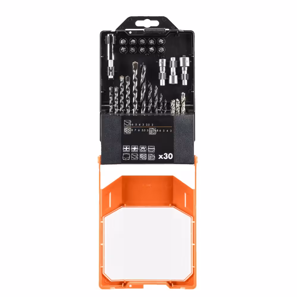 مجموعه 30 عددی سری پیچ گوشتی و مته AEG مدل 430410