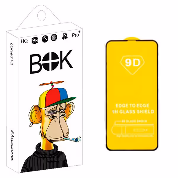 محافظ صفحه نمایش بوک مدل  full 9D مناسب برای گوشی موبایل اپل IPHONE 13/13PRO | کالا برتری