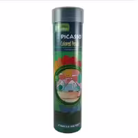 مداد رنگی 24 رنگ پیکاسو مدل استوانه ای کد PC18E1101