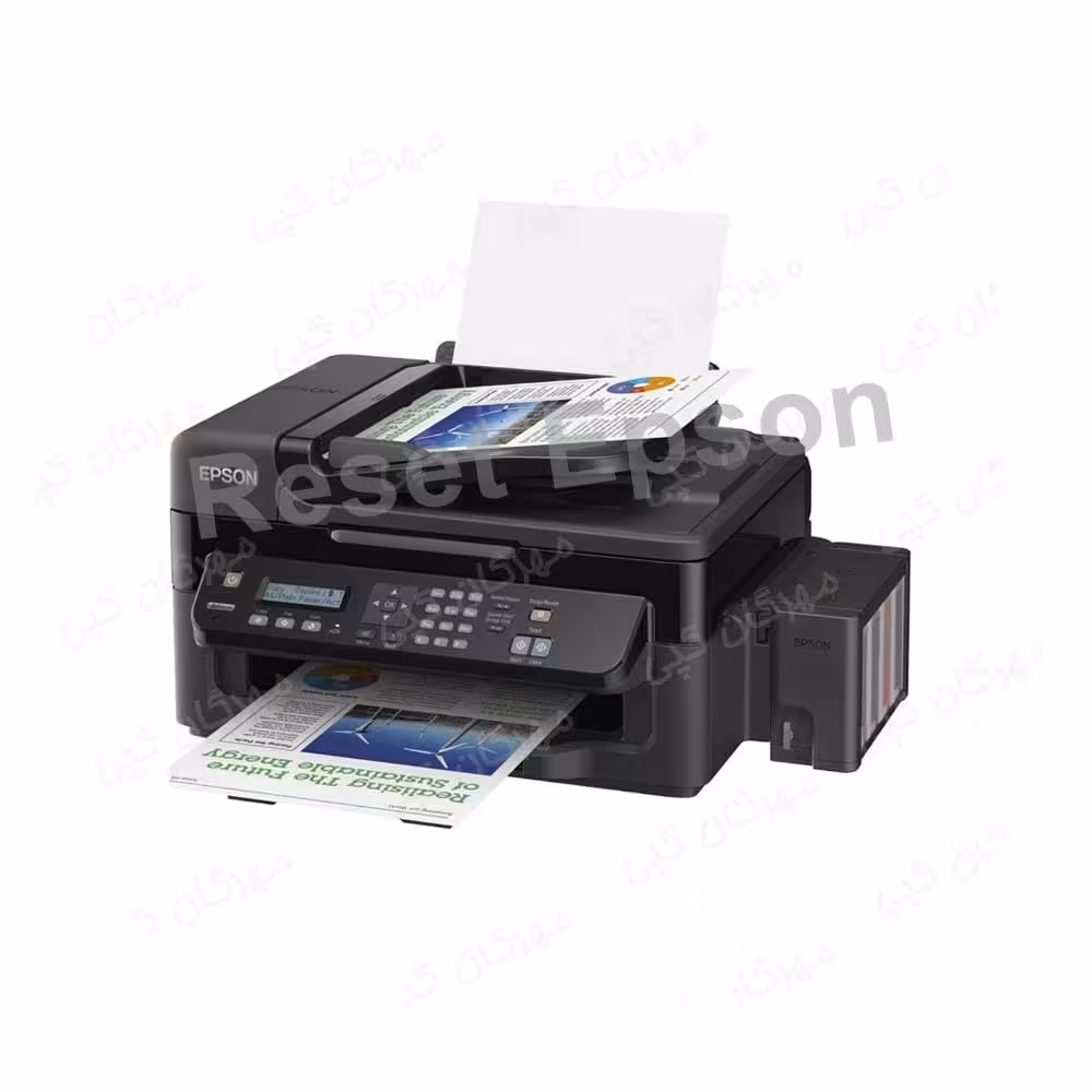ریست پرینتر اپسون مدل Epson L550,L555
