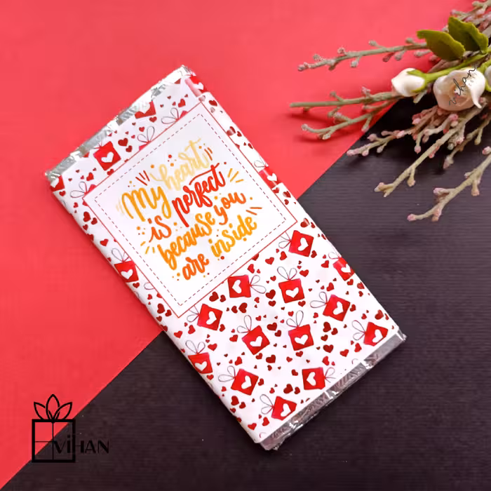 شکلات تبلت کادویی با کاور تم ولنتاین به همراه یک عدد کارت و دو عدد تگ 6