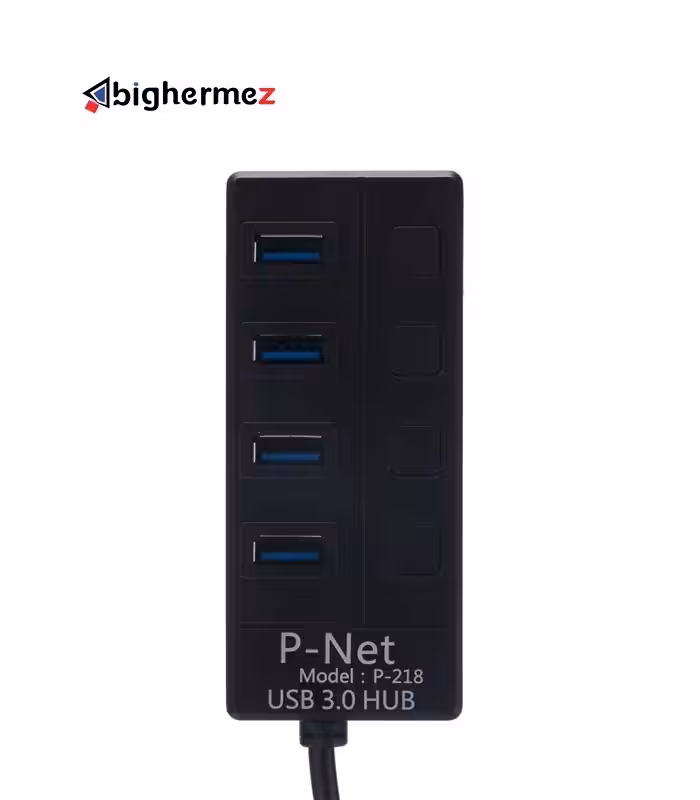 هاب 4 پورت USB 3.0 پی نت مدل P-218