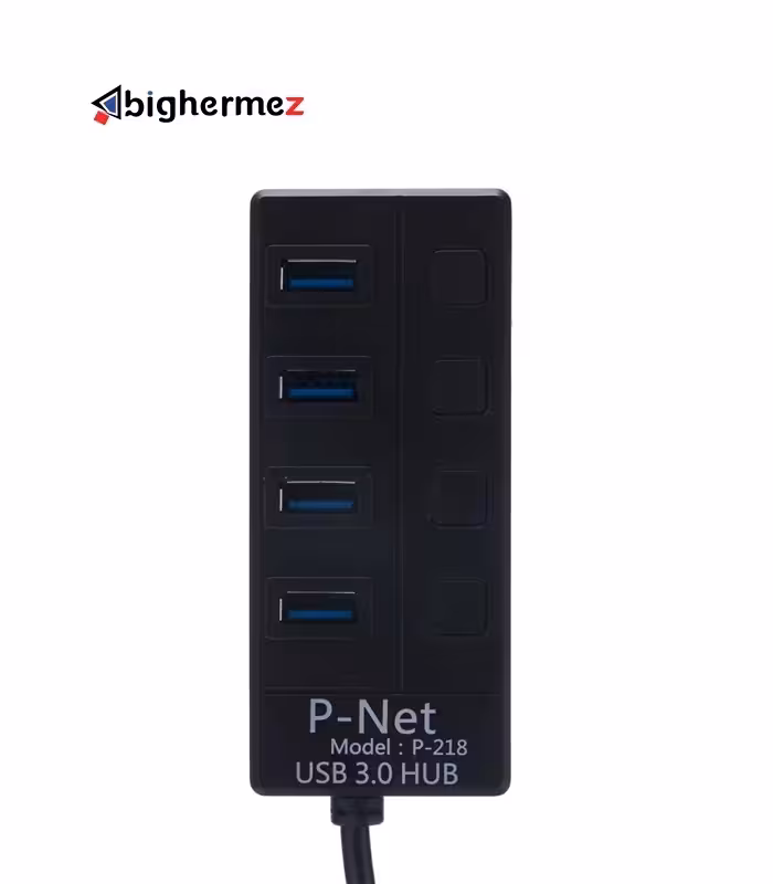 هاب 4 پورت USB 30 پی نت مدل P-218