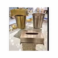 سطل و جادستمال استیل 12686