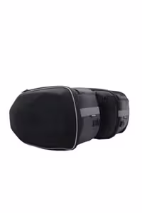 کلاه کاسکت موتورسیکلت مشکی موتور کیسه جانبی 3D V32 وکسو Vexo