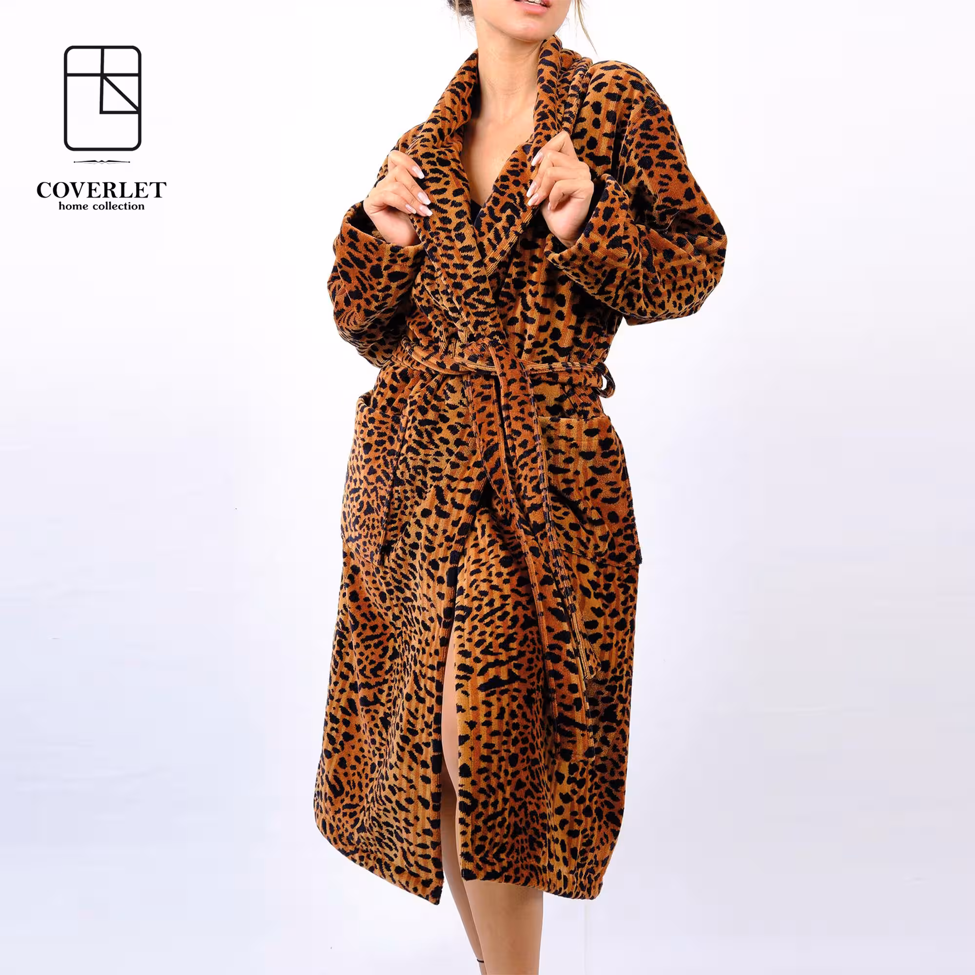حوله تن‌پوش پلنگی زنانه مدل Leopar