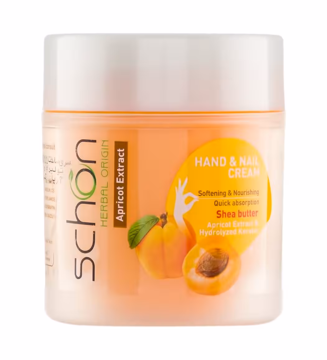 کرم دست و ناخن با عصاره زردآلو شون APRICOT EXTRACT SCHON