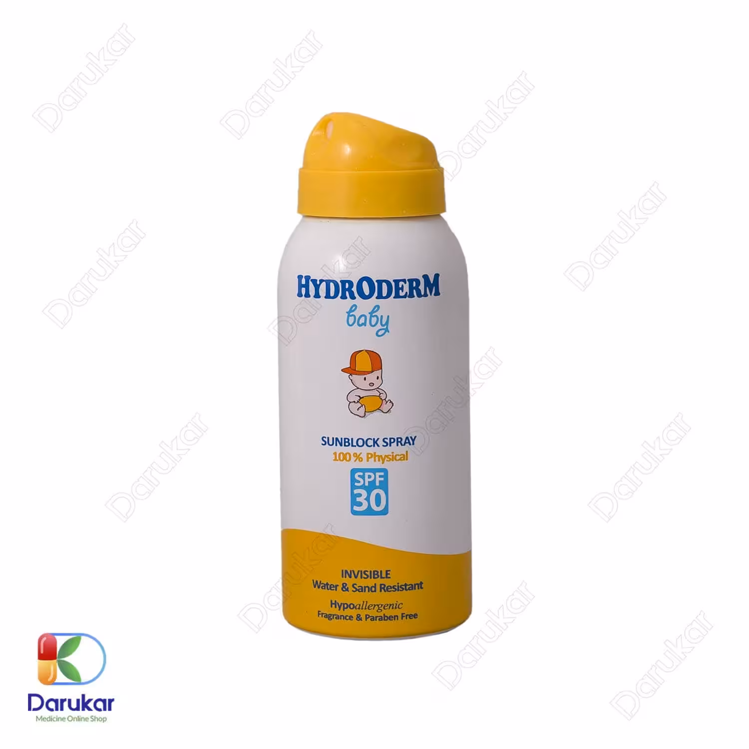 اسپری ضد آفتاب کودک هیدرودرم SPF30