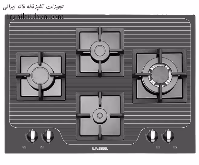 گاز صفحه ای ایلیا استیل مدل G 415