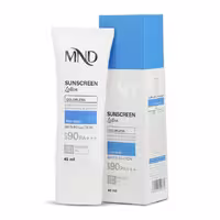 لوسیون ضد آفتاب بی رنگ ام ان دی SPF 90 مناسب پوست چرب