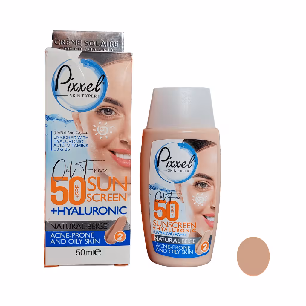 کرم ضدافتاب رنگی پیکسل پوست چرب-بژطبیعی