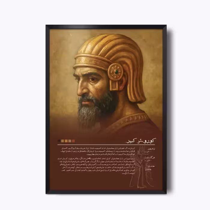 تابلو شخصیت Cyrus the Great(کوروش بزرگ)