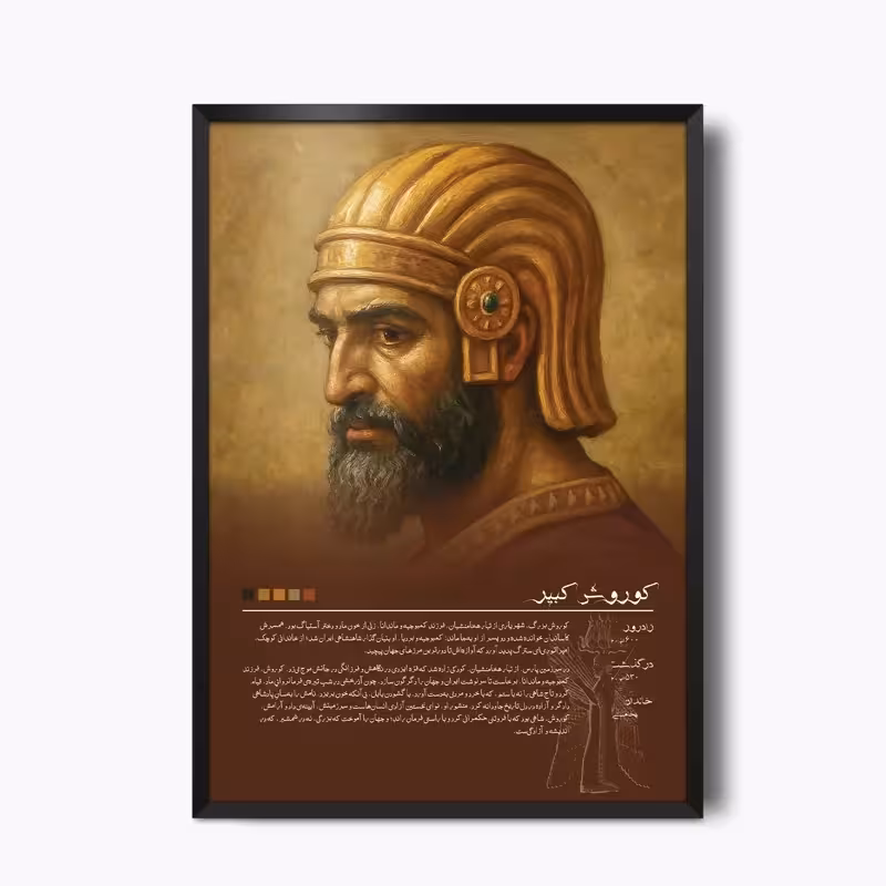 تابلو شخصیت Cyrus the Great(کوروش بزرگ)