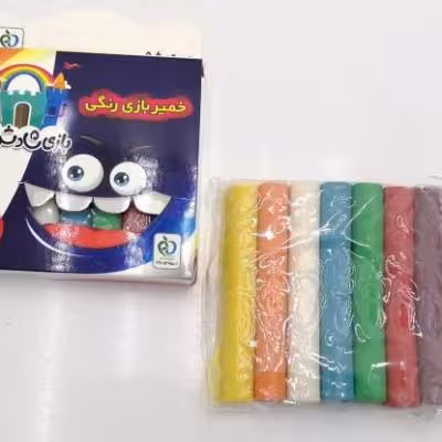 خمیر 7 رنگ مقوایی