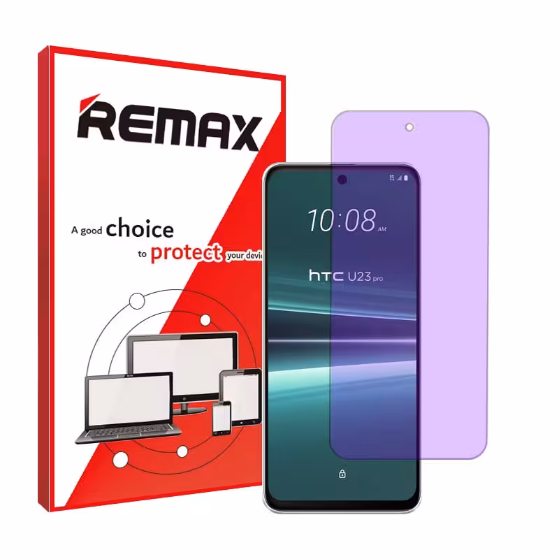 گلس اچ تی سی U23 مدل هیدروژلی آنتی پرپل برند ریمکس کد S