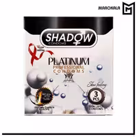 ‫کاندوم شادو مدل PLATINUM بسته 3 عددی (قیمت عمده با افزایش تعداد خرید کالا)