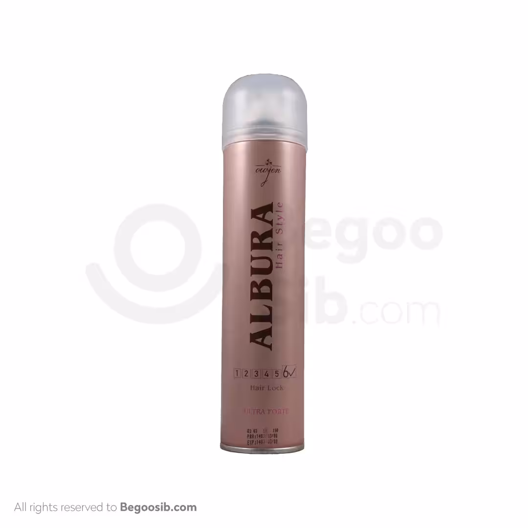 چسب مو فوق العاده قوی و براق مدل Ultra Forte آلبورا 250 میلی لیتری